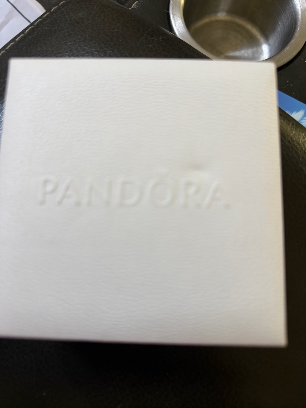 Pandora White Bracelet Jewelry Box